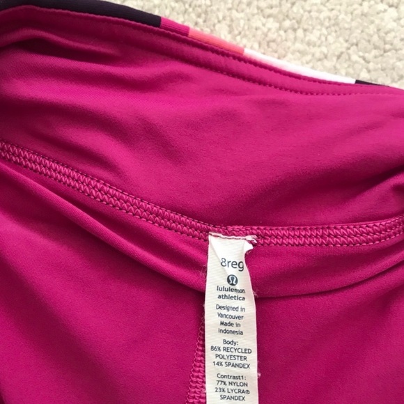 lululemon athletica Black Skirt with Pink Accents - Picture 4 of 4
